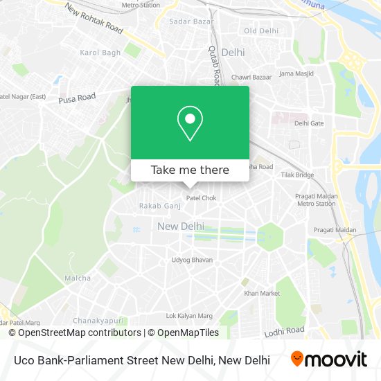 Uco Bank-Parliament Street New Delhi map