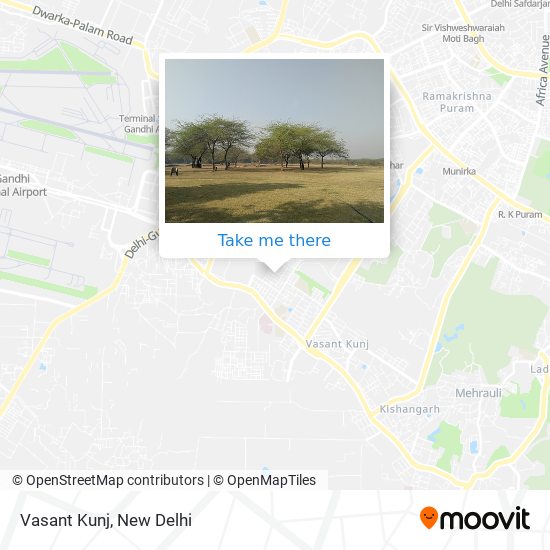 Vasant Kunj map