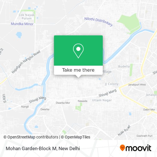 Mohan Garden-Block M map