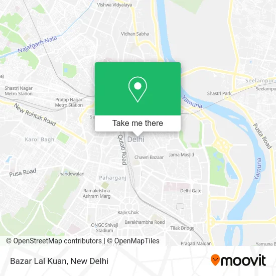 Bazar Lal Kuan map