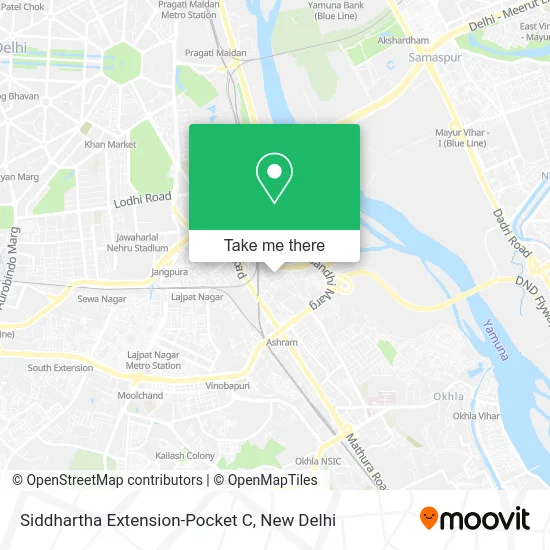 Siddhartha Extension-Pocket C map