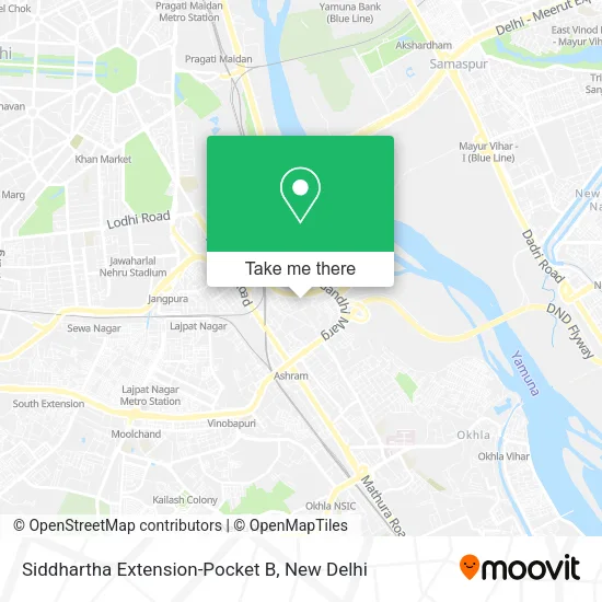 Siddhartha Extension-Pocket B map