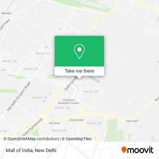 Mall of India map