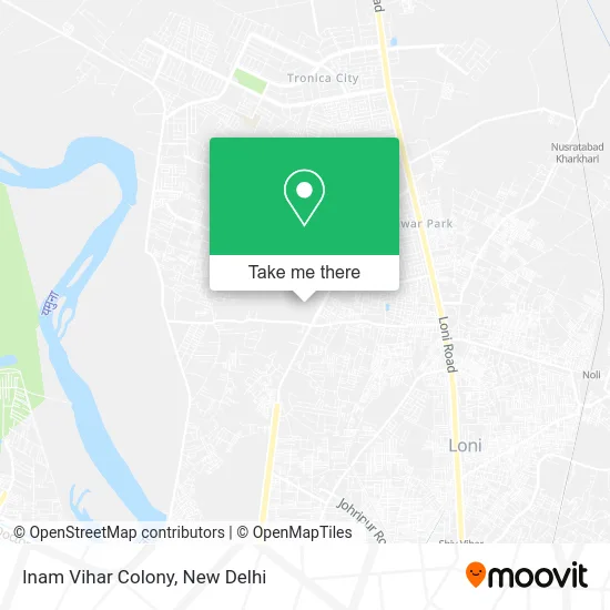 Inam Vihar Colony map