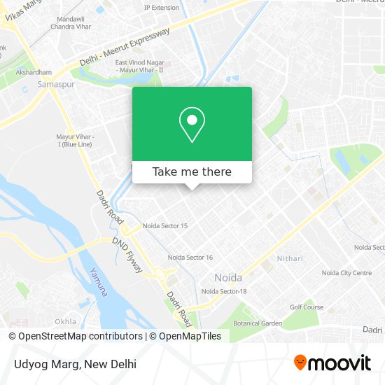 Udyog Marg map