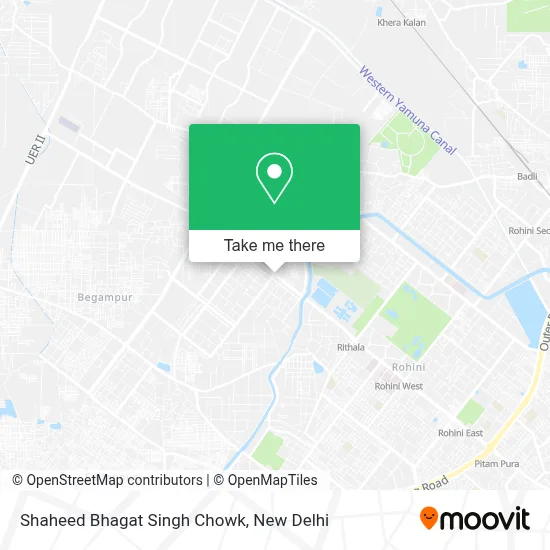 Shaheed Bhagat Singh Chowk map
