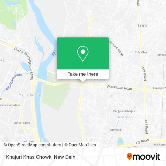 Khajuri Khas Chowk map