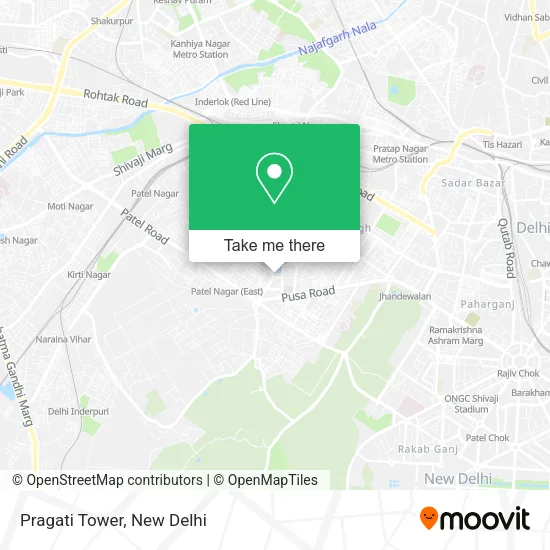 Pragati Tower map