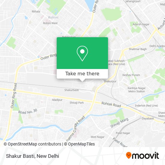 Shakur Basti map