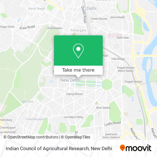 Indian Council of Agricultural Research map