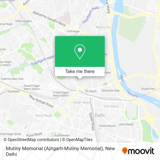 Mutiny Memorial (Ajitgarh-Mutiny Memorial) map