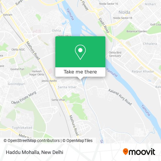 Haddu Mohalla map