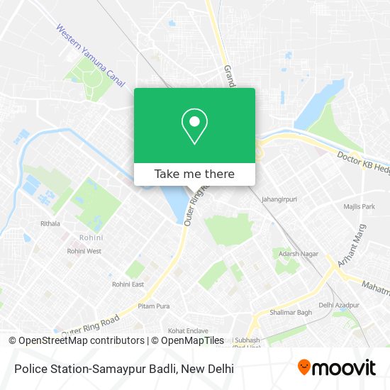 Police Station-Samaypur Badli map