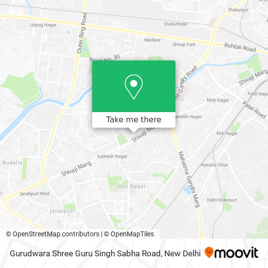 Gurudwara Shree Guru Singh Sabha Road map