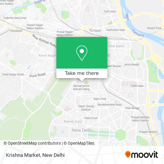 Krishna Market map