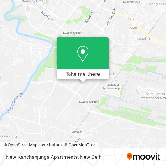 New Kanchanjunga Apartments map