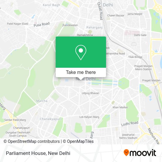 Parliament House map