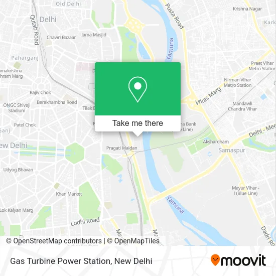 Gas Turbine Power Station map