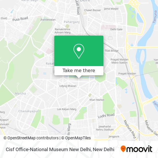 Cisf Office-National Museum New Delhi map