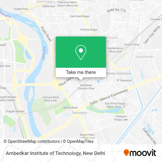 Ambedkar Institute of Technology map