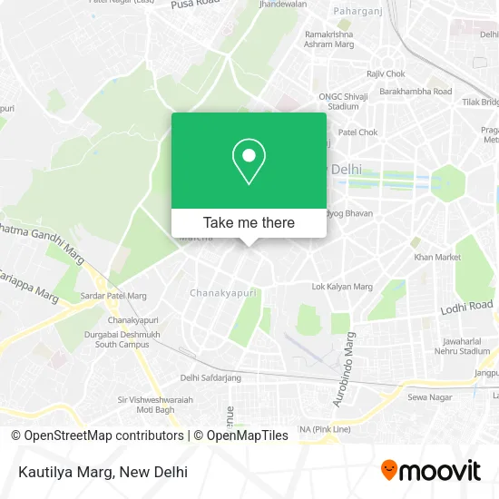 Kautilya Marg map