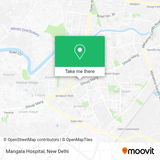 Mangala Hospital map