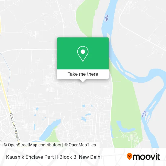 Kaushik Enclave Part II-Block B map
