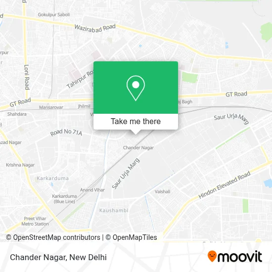 Chander Nagar map