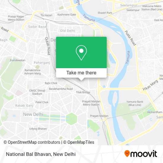 National Bal Bhavan map