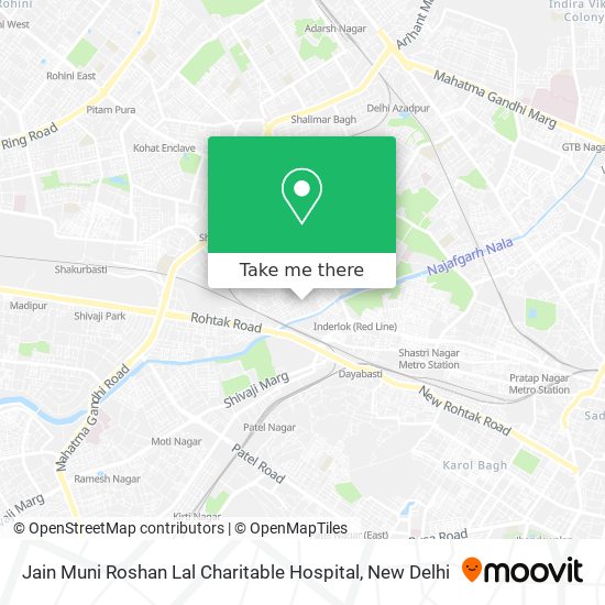 Jain Muni Roshan Lal Charitable Hospital map