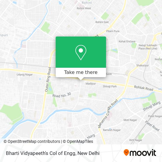 Bharti Vidyapeeth's Col of Engg map