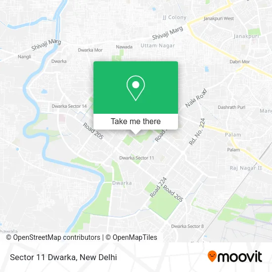 Sector 11 Dwarka map