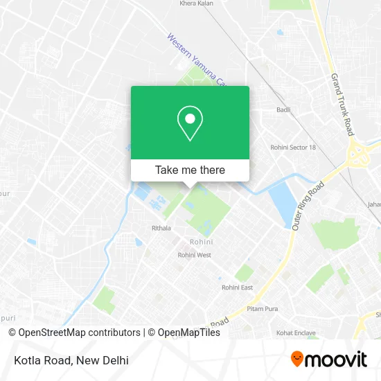 Kotla Road map