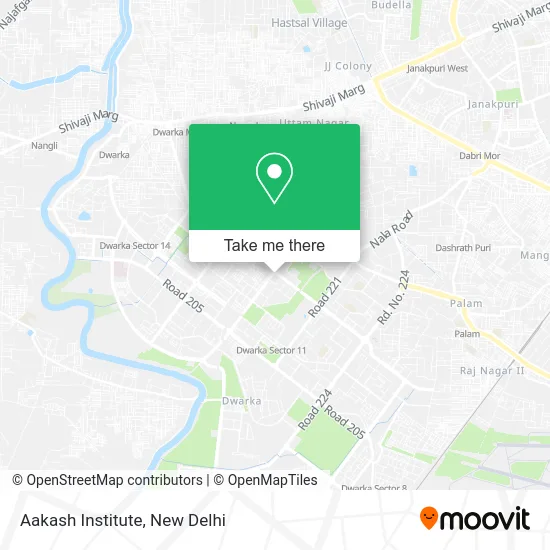Aakash Institute map