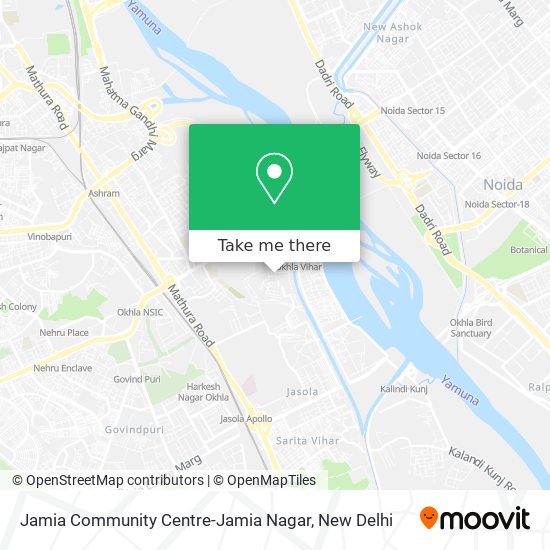 Jamia Community Centre-Jamia Nagar map