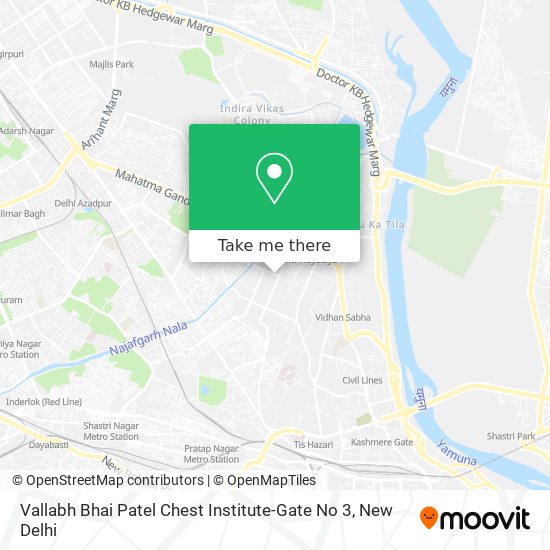 Vallabh Bhai Patel Chest Institute-Gate No 3 map