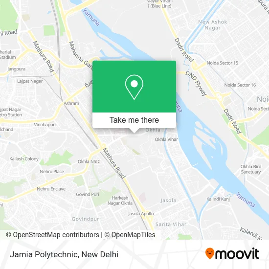 Jamia Polytechnic map