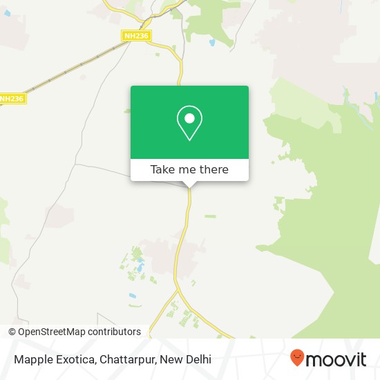 Mapple Exotica, Chattarpur map