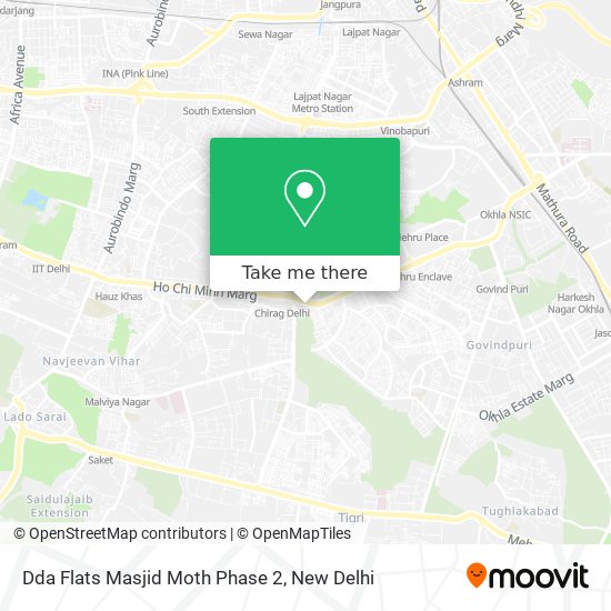 Dda Flats Masjid Moth Phase 2 map