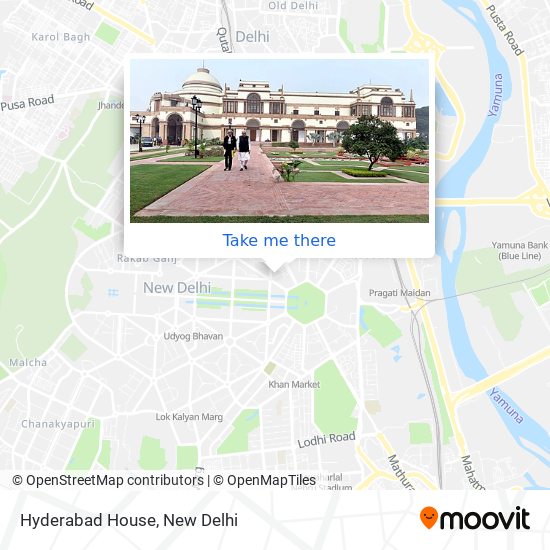 Hyderabad House map