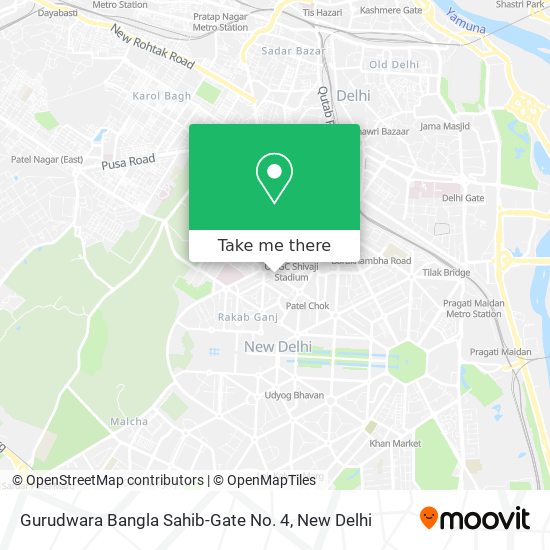 Gurudwara Bangla Sahib-Gate No. 4 map