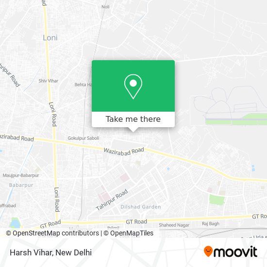 Harsh Vihar map