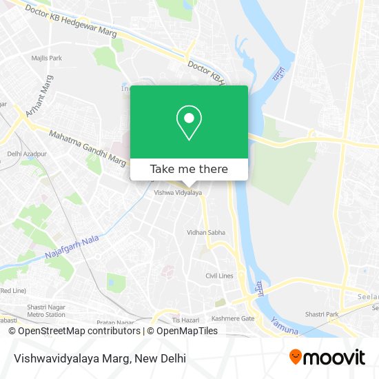 Vishwavidyalaya Marg map