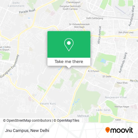 Jnu Campus map