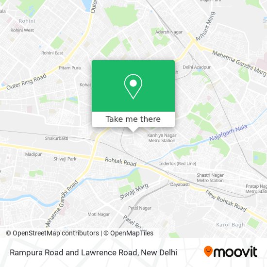Rampura Road and Lawrence Road map