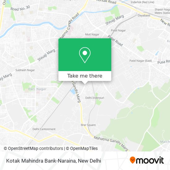 Kotak Mahindra Bank-Naraina map