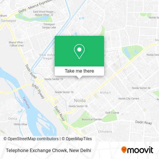Telephone Exchange Chowk map