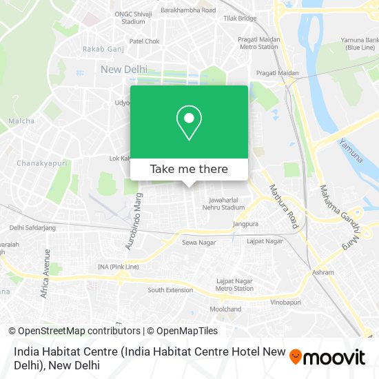 India Habitat Centre (India Habitat Centre Hotel New Delhi) map