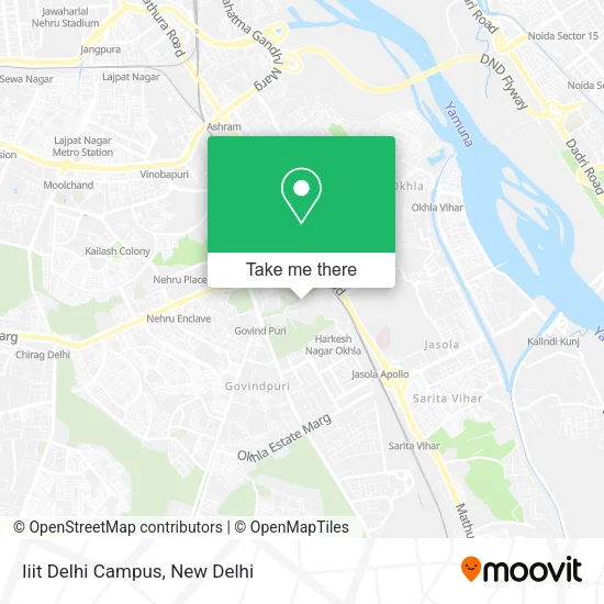 Iiit Delhi Campus map