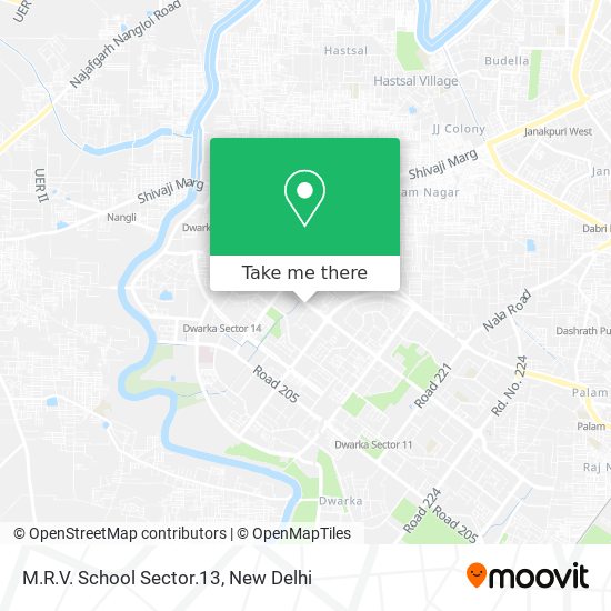 M.R.V. School Sector.13 map